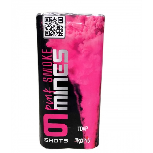 Wyrzutnia dymna dzienna TD6 różowa